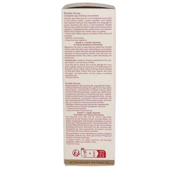 Clarins Double Serum Complete Age Control Concentrate - Picture 5 of 6